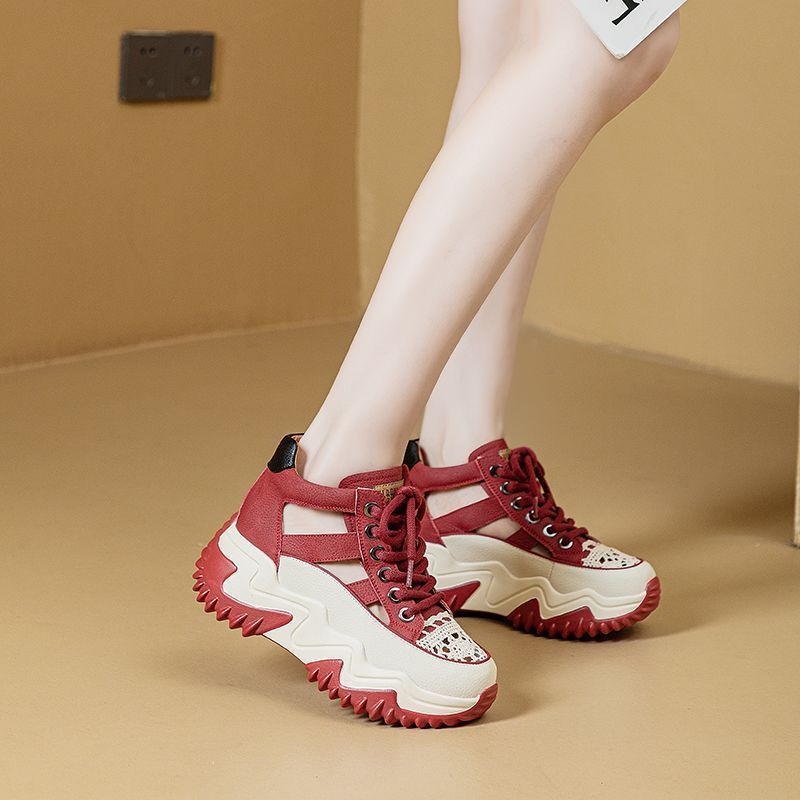Women Shoes Store - Women's Chunky Platform Dad Sneakers Color