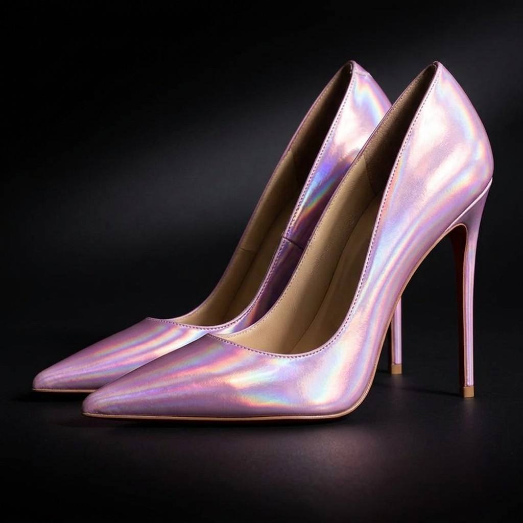 Women'S Shoes Paris - Patent Leather Low-Vamp Pumps, Sexy Stiletto