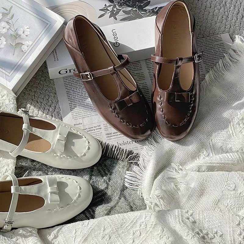 New French Roped Mary Jane Sho - Shoes For Women Flats recension och pris
