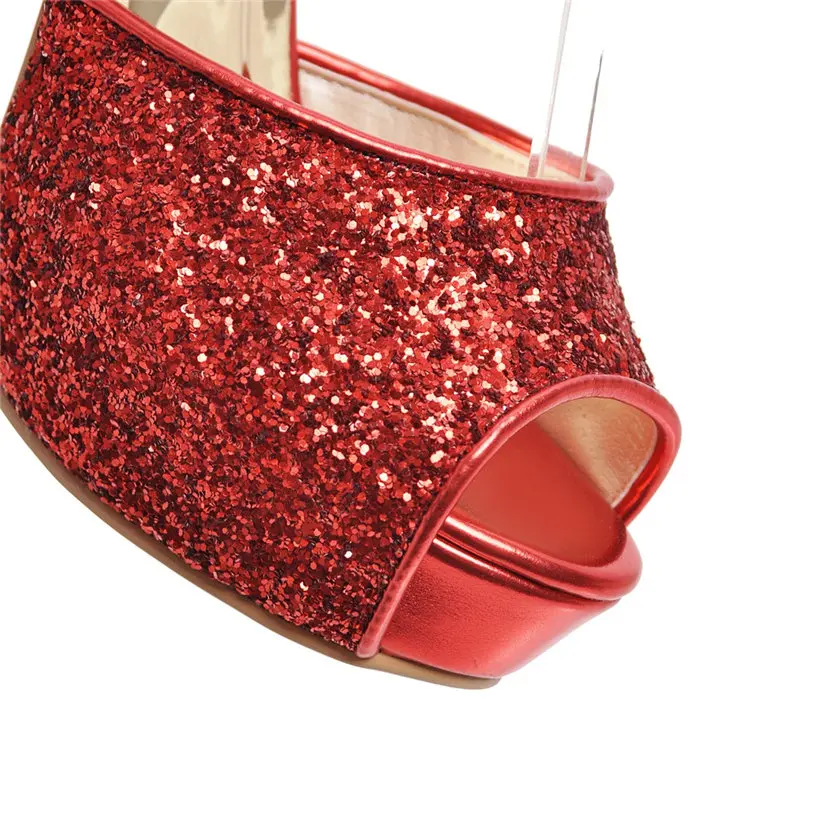 Silver Summer Women High Heel  - Women'S Shoes Peep Toe recension och pris