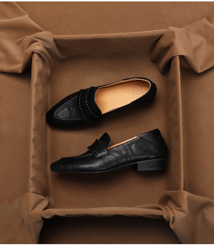 SHOEBOX Retro soft sheepskin o - Women'S Shoes Peep Toe recension och pris