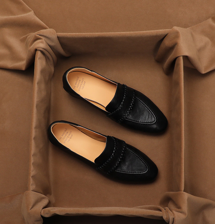 SHOEBOX Retro soft sheepskin o - Women'S Shoes Peep Toe recension och pris