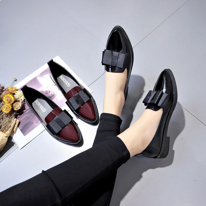 Black/ Wine Red Patent Leather - Women'S Heels recension och pris