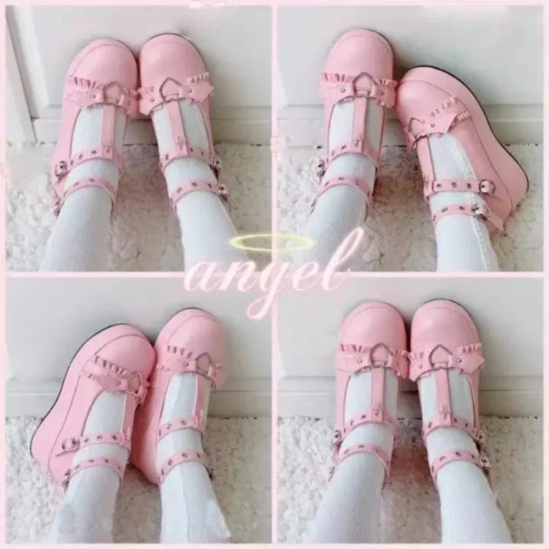 New Sweet Heart Buckle Wedges  - Women'S Shoes Popular recension och pris