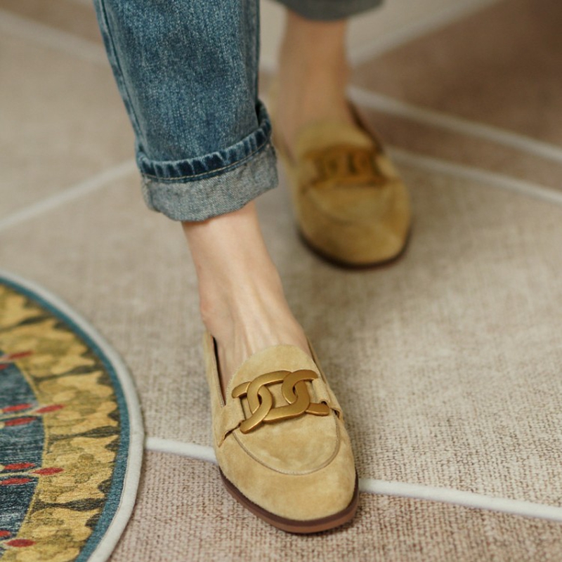 Suede Leather Women Loafers Sp - Women'S Heels recension och pris