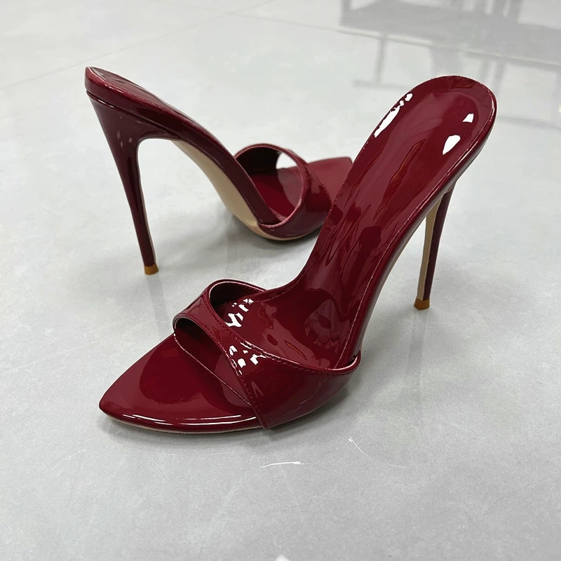 Elegant Burgundy Patent Pointe - Women'S Shoes Burgundy recension och pris