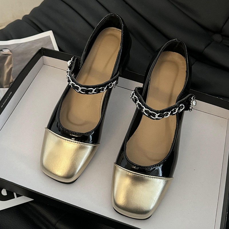 2026 Pearl Clasp Thick-Topped  - Women'S Heels recension och pris