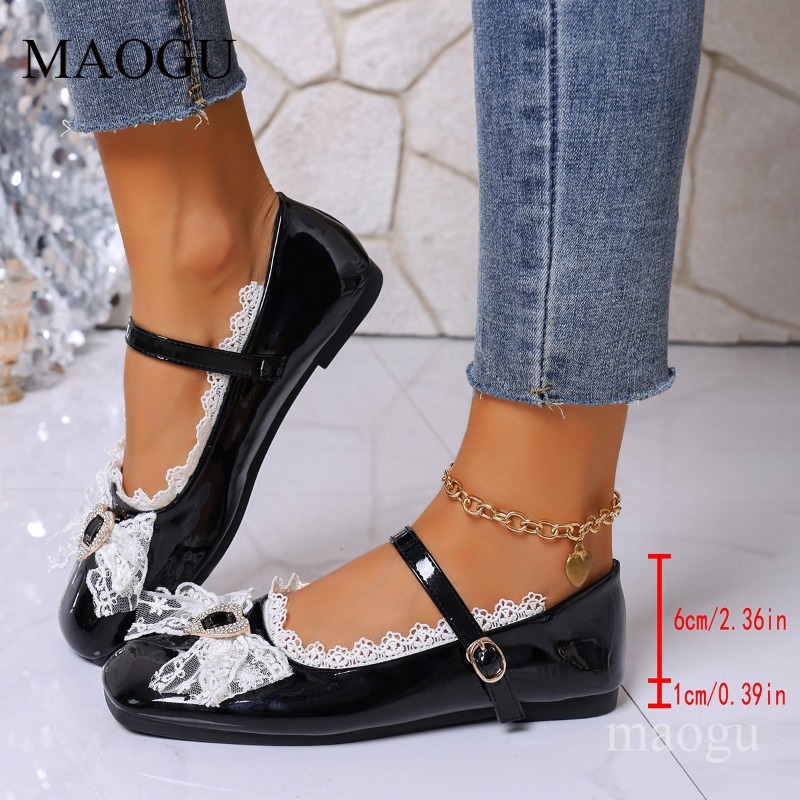 Square Toe Mary Jane Flats Wom - Shoes For Women Flats recension och pris