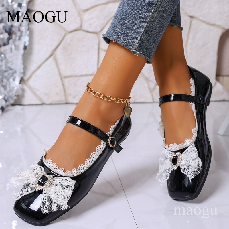 Square Toe Mary Jane Flats Wom - Shoes For Women Flats recension och pris