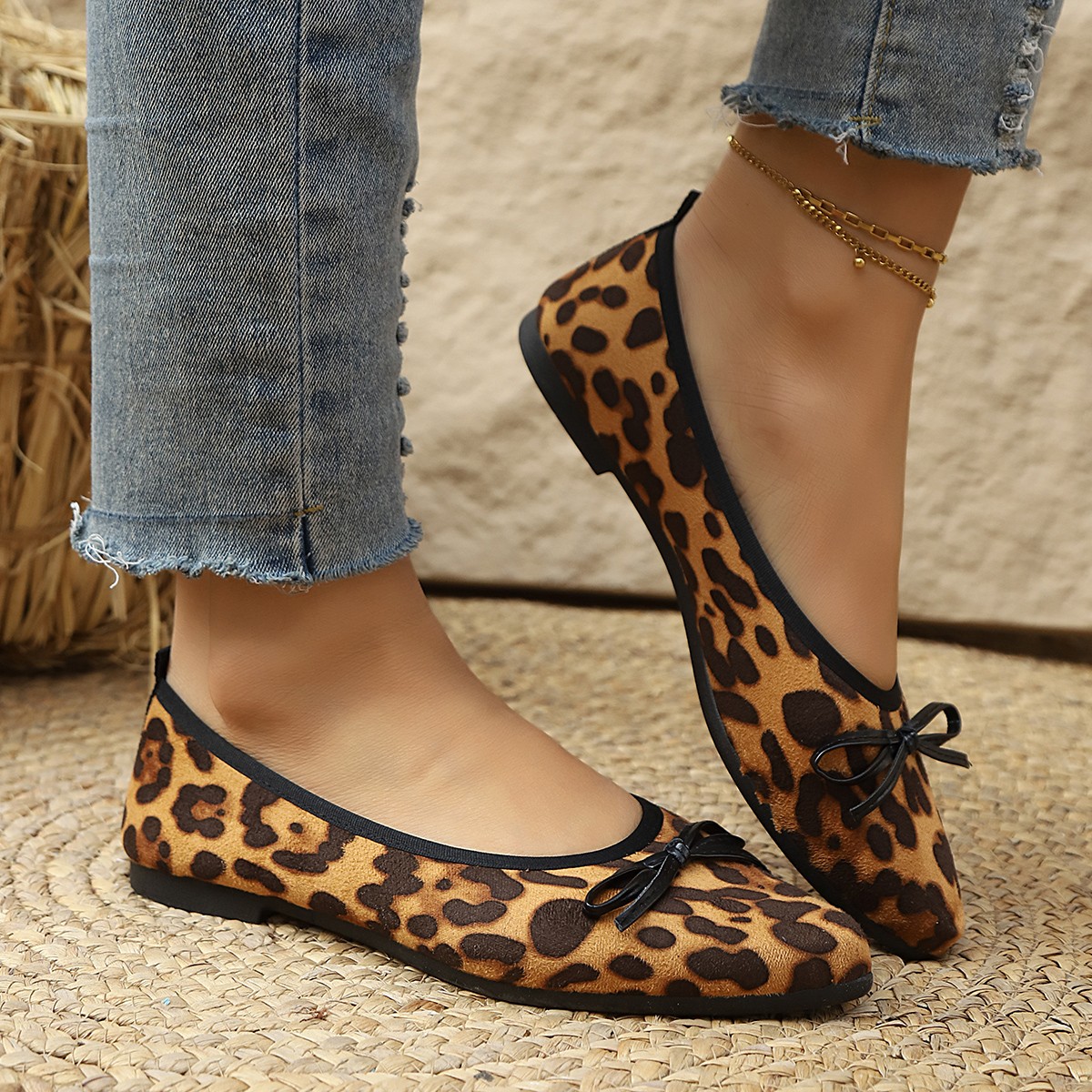 2026 Leopard Flats Women Round - Shoes For Women Flats recension och pris