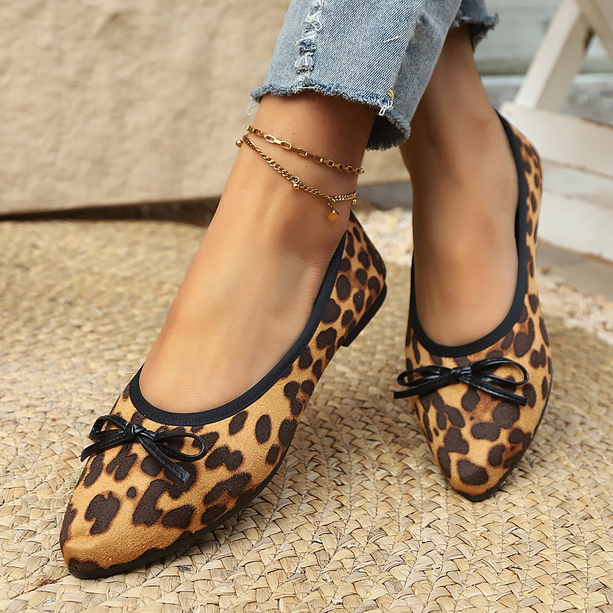 2026 Leopard Flats Women Round - Shoes For Women Flats recension och pris