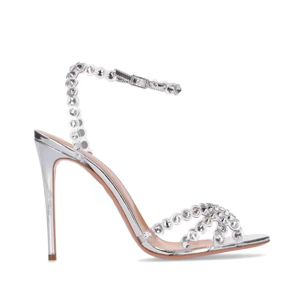 Socialite Plus Size Silver Hee - Women'S Shoes Peep Toe recension och pris