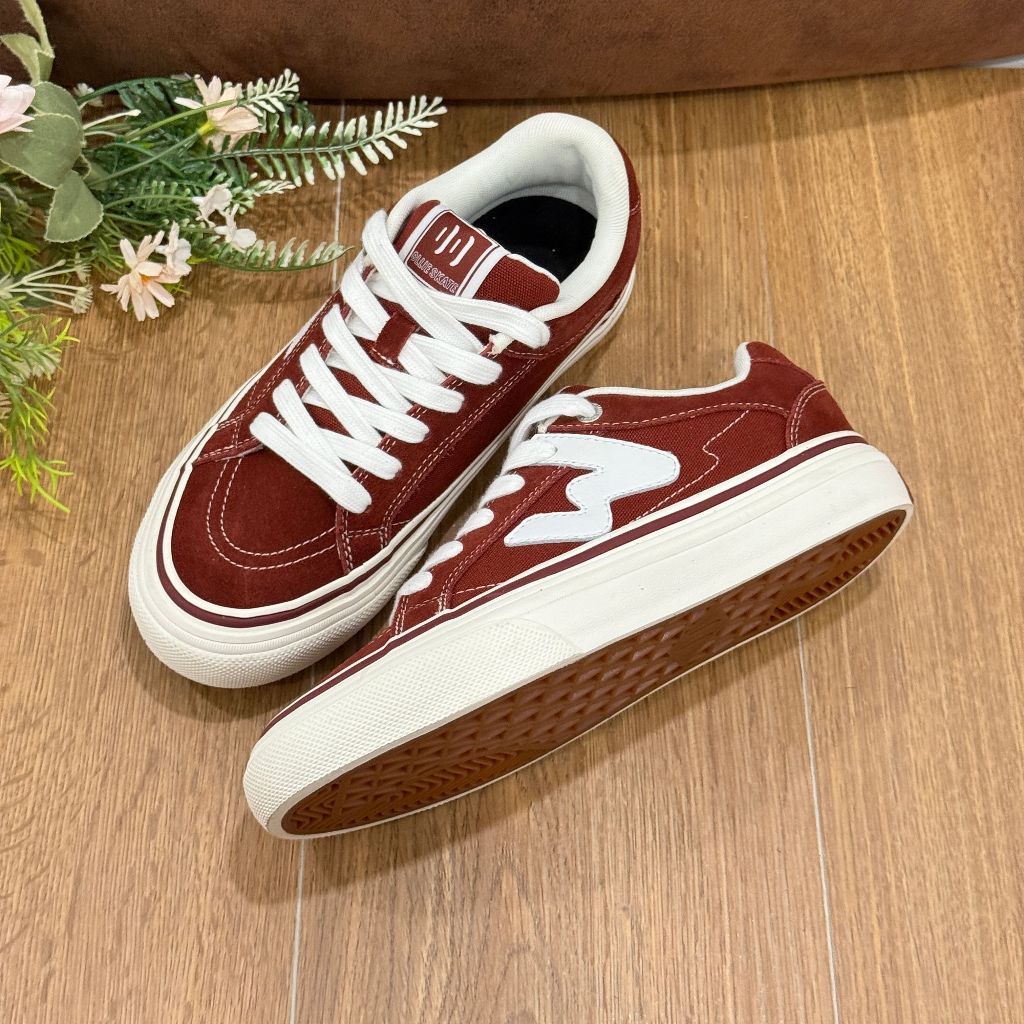 Ollieskate Burgundy Suede Canv - Women'S Shoes Burgundy recension och pris