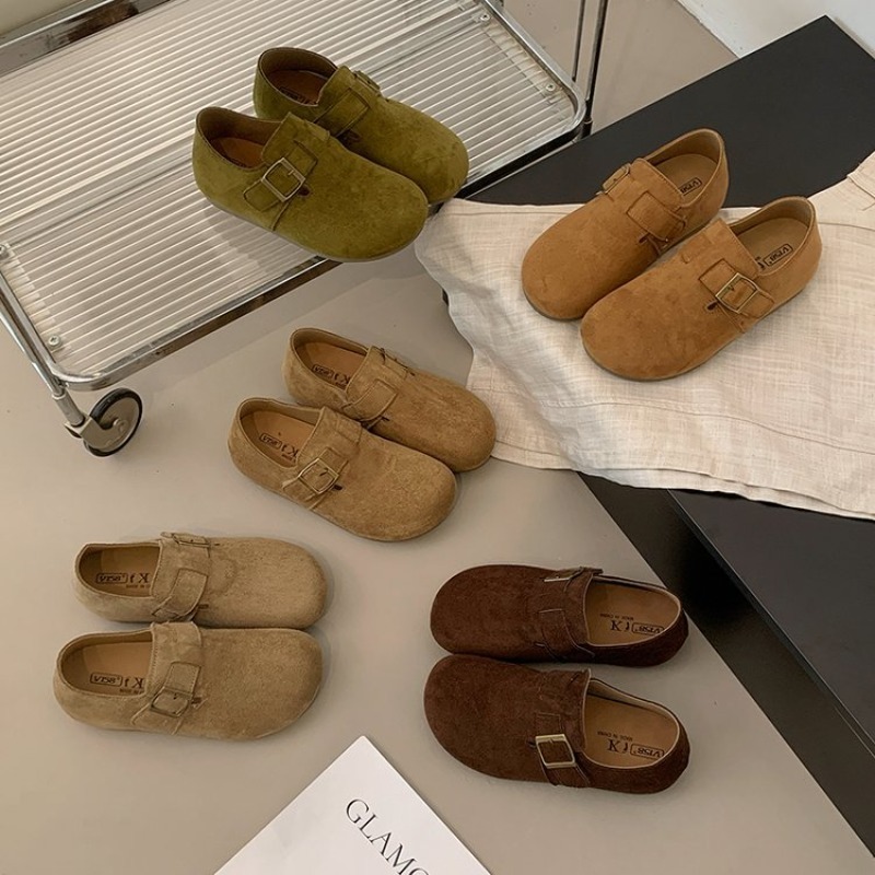 Women Suede Closed Back Birken - Shoes For Women Flats recension och pris