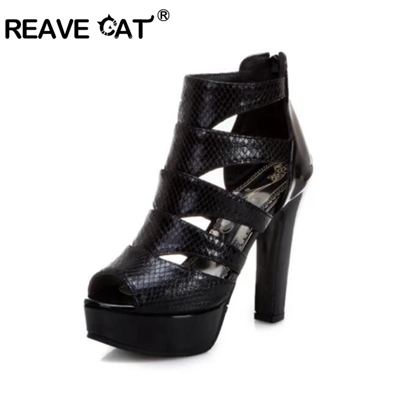 REAVE CAT Sexy Size 34-50 Wome - Women'S Shoes Peep Toe recension och pris
